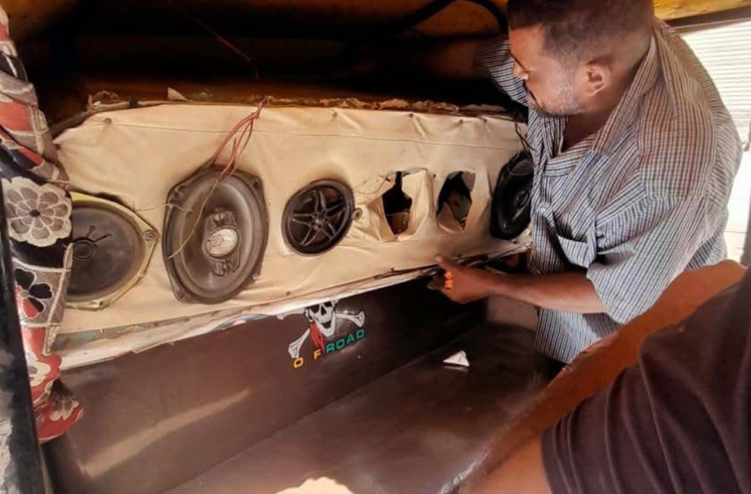 حملة إزالة مكبرات الصوت بالدقهلية