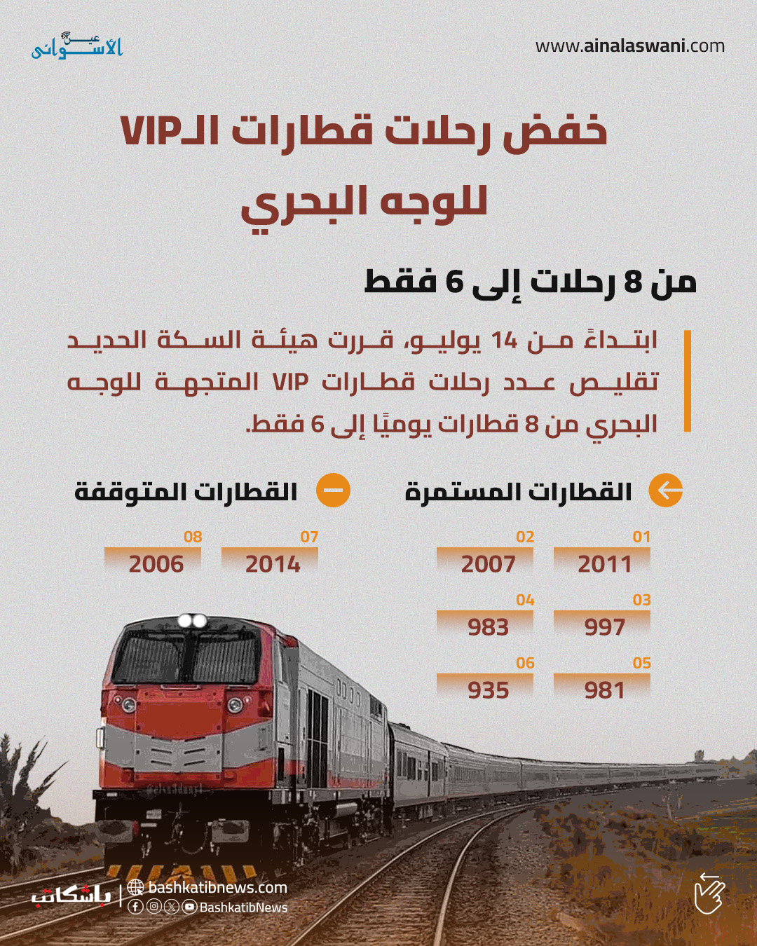 قطارات أسوان VIP