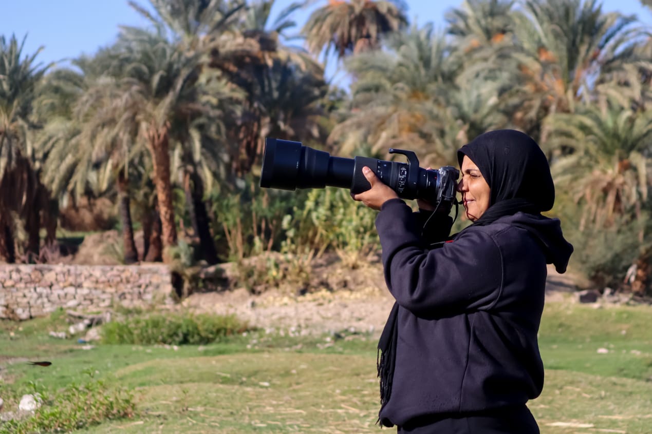 صورة أرشيفية للمصورة زينب سعدي