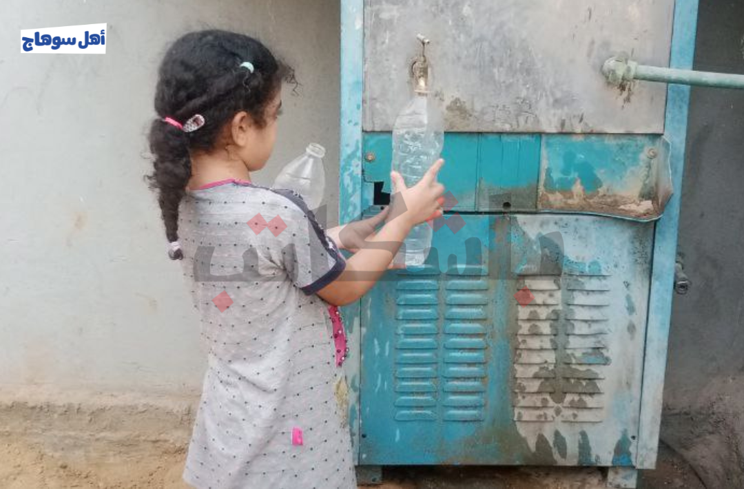 مياه الشرب في قرية سفلاق بمحافظة سوهاج