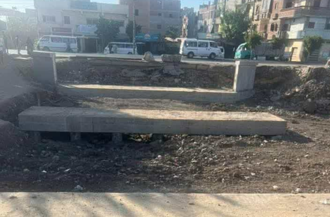 كوبري قرية الطويلة بمدينة طلخا