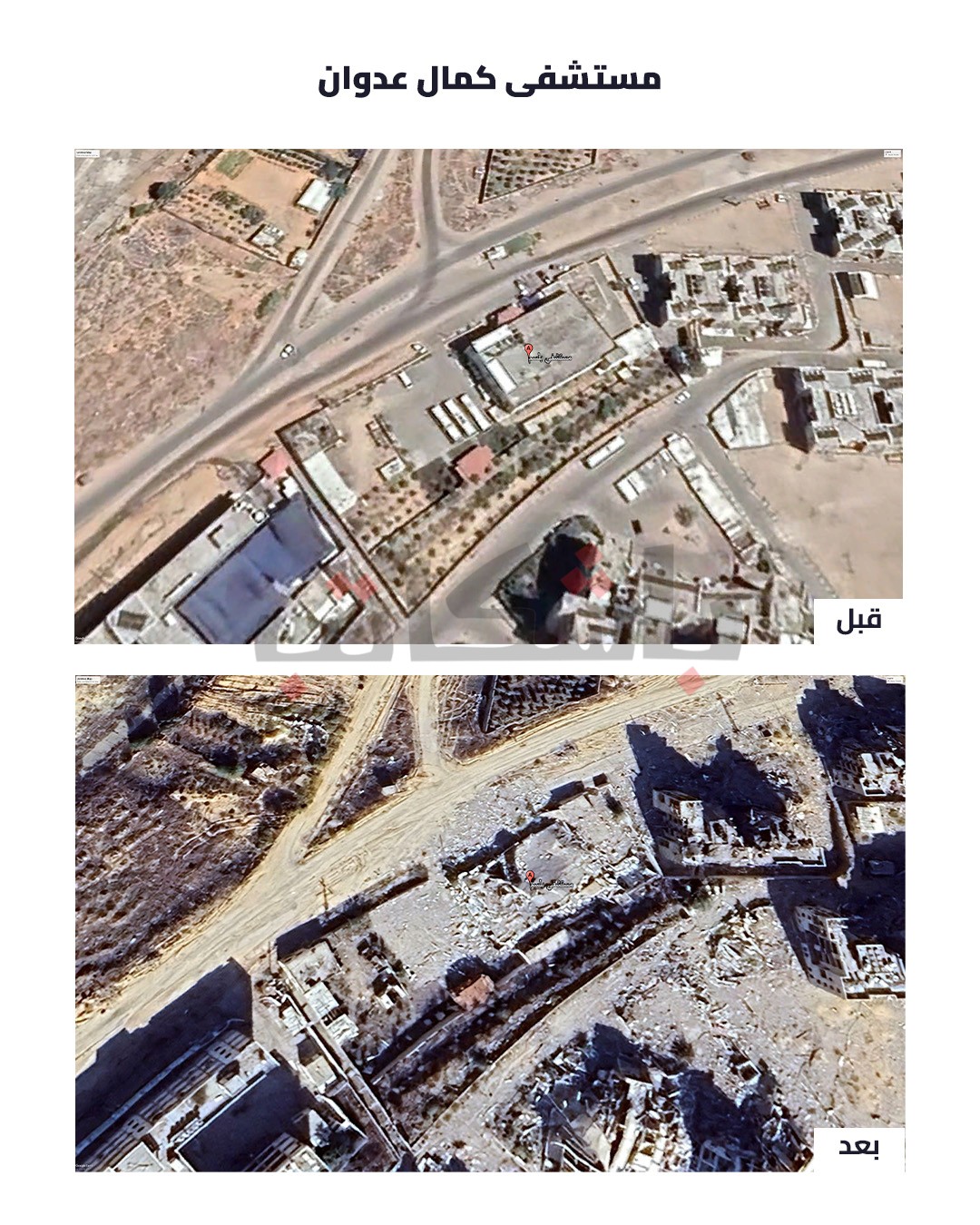 حجم الدمار في مستشفيات غزة