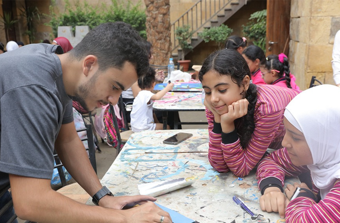 ورش فنية لطلاب المدارس بيت السناري