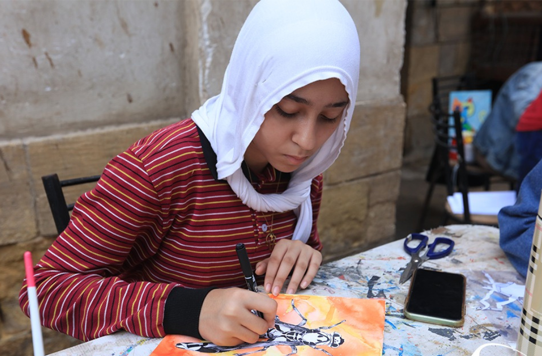 ورش فنية لطلاب المدارس بيت السناري