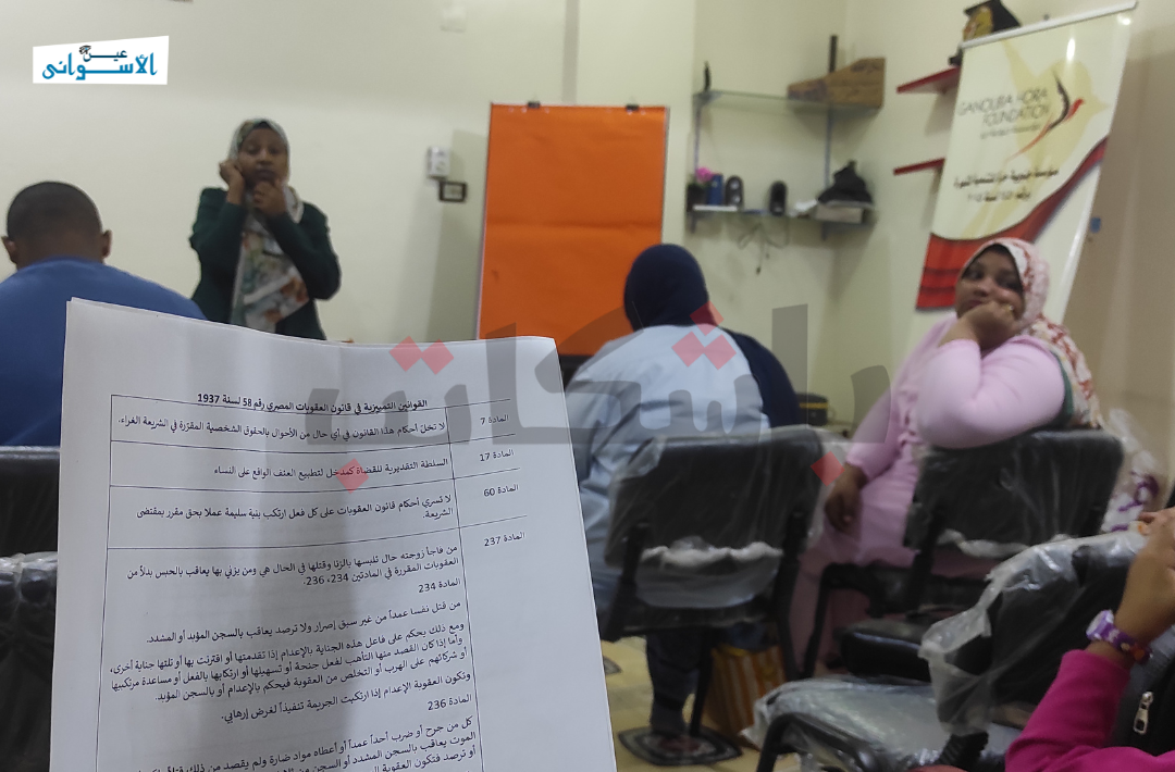 جلسة القوانين التمييزية في القانون المصري وجرائم العنف الأسري