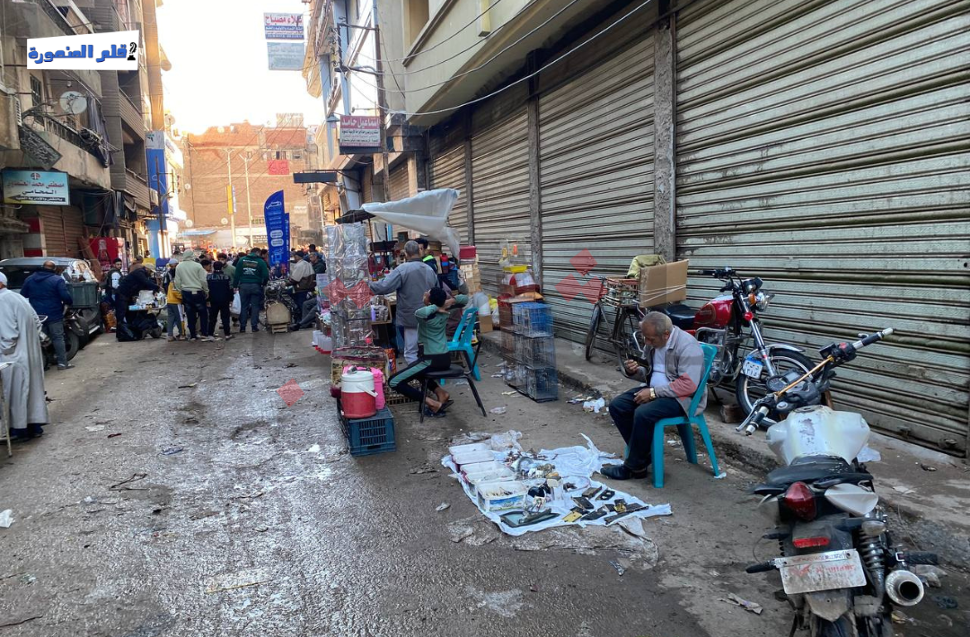 نقل سوق الحمام بالمنصورة