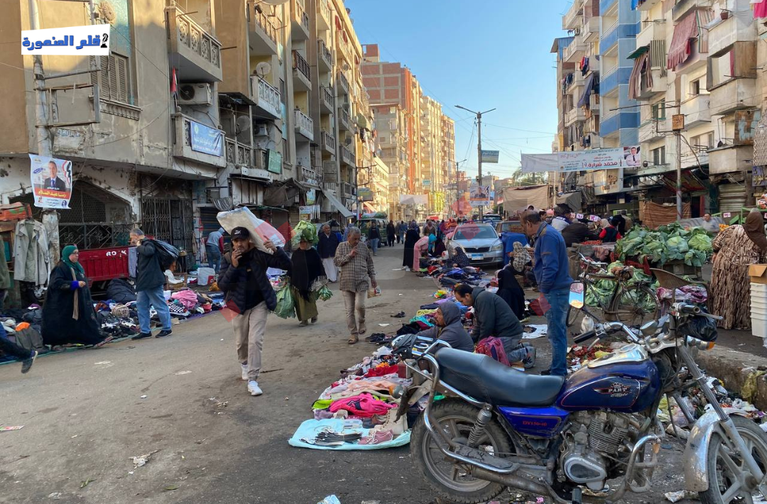 نقل سوق الحمام بالمنصورة