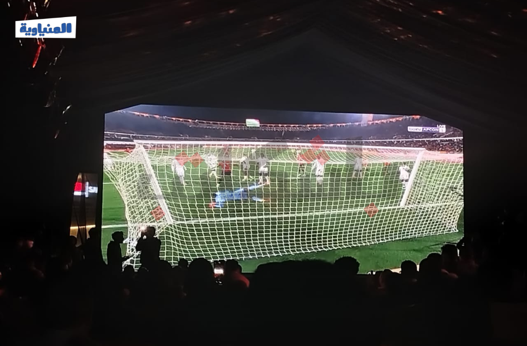 لحظة تسجيل المنتخب المصري هدف أمام منتخب كوت ديفوار