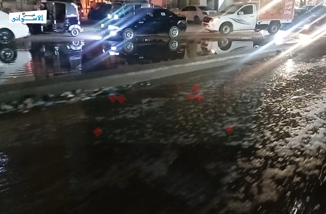 طفح الصرف الصحي بأسوان