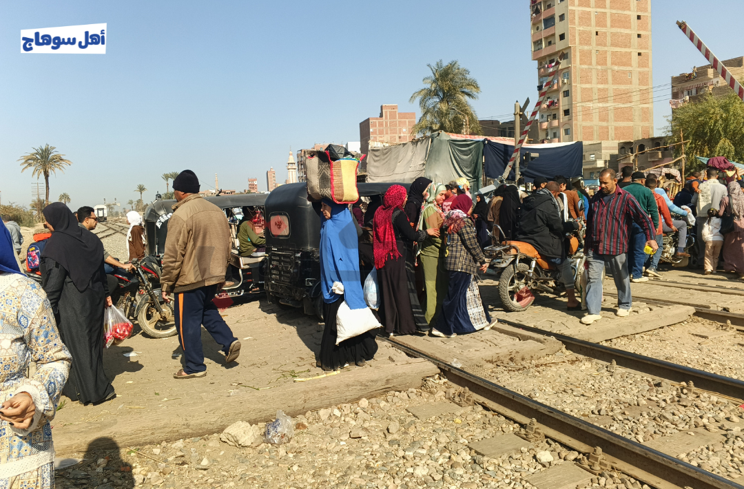 تكدس بمزلقان المراغة