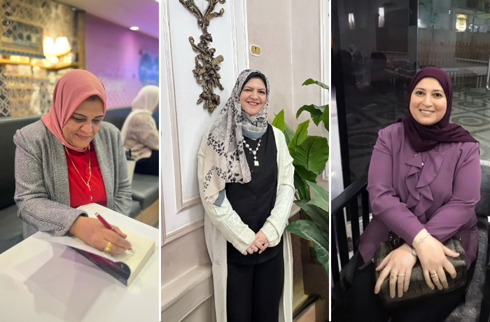 "شيرين وأمل وحنان".. كاتبات خارج العاصمة حجزن أماكنهنّ بمعرض الكتاب