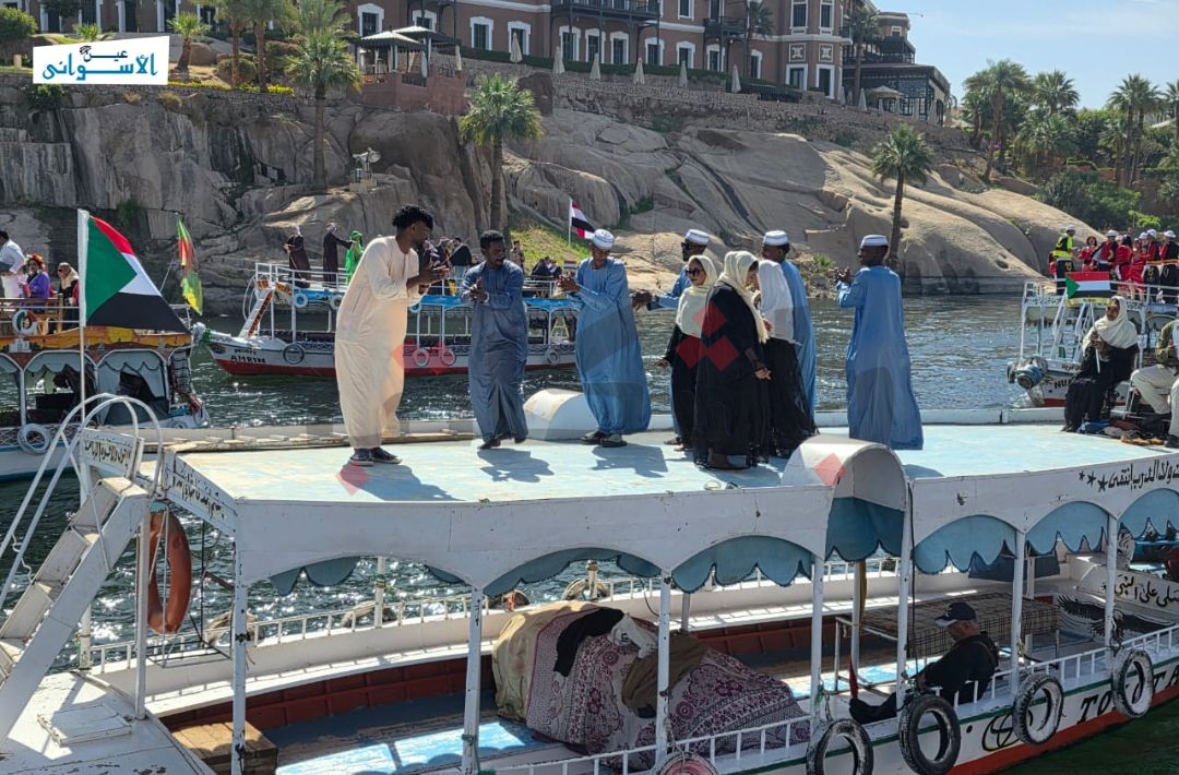 فرقة السودان بمهرجان أسوان الدولي للفنون 