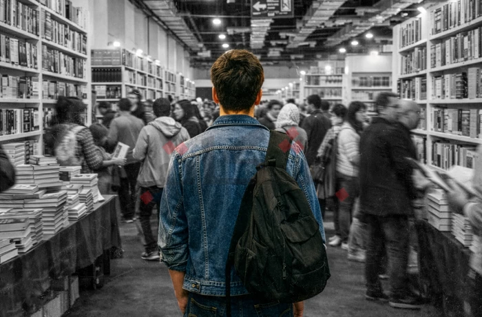 أول زيارة لمعرض الكتاب