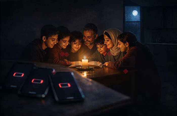 "أوفلاين" في ليلة شتوية