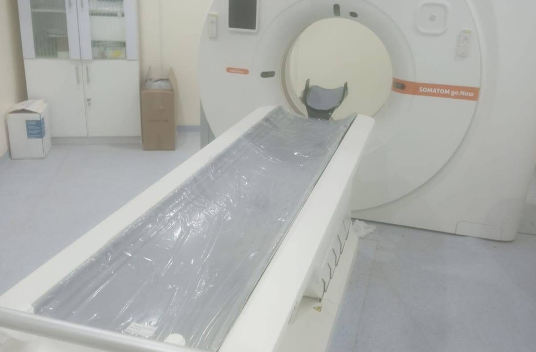 جهاز أشعة مقطعية في مستشفى طلخا