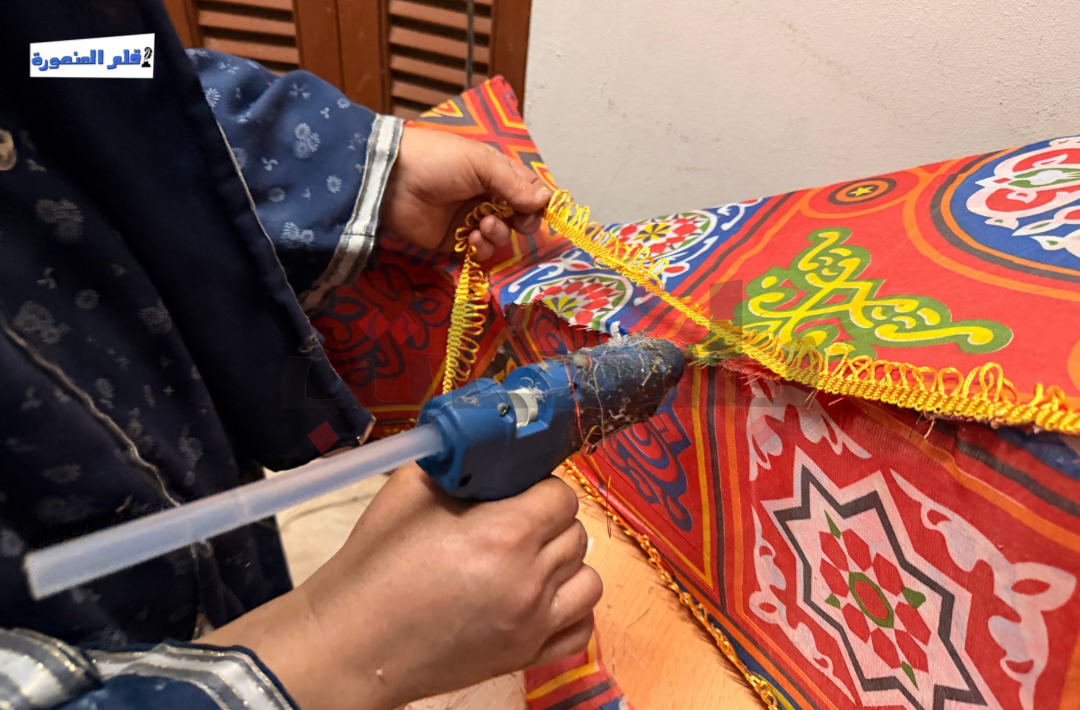 فوانيس يدوية من قماش الخيامية