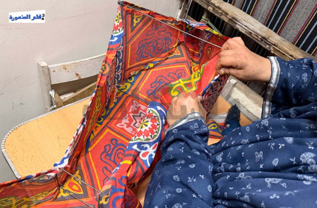 فوانيس يدوية من قماش الخيامية