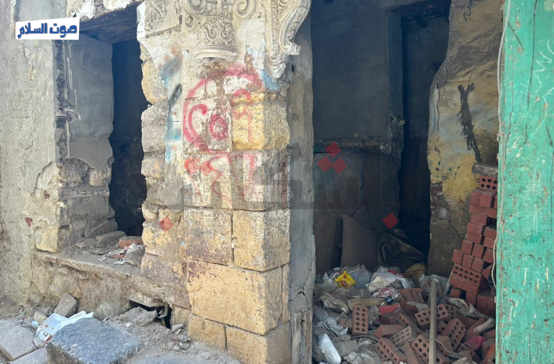 هدم منزل جديد في وقف طبطباي بالمنيل