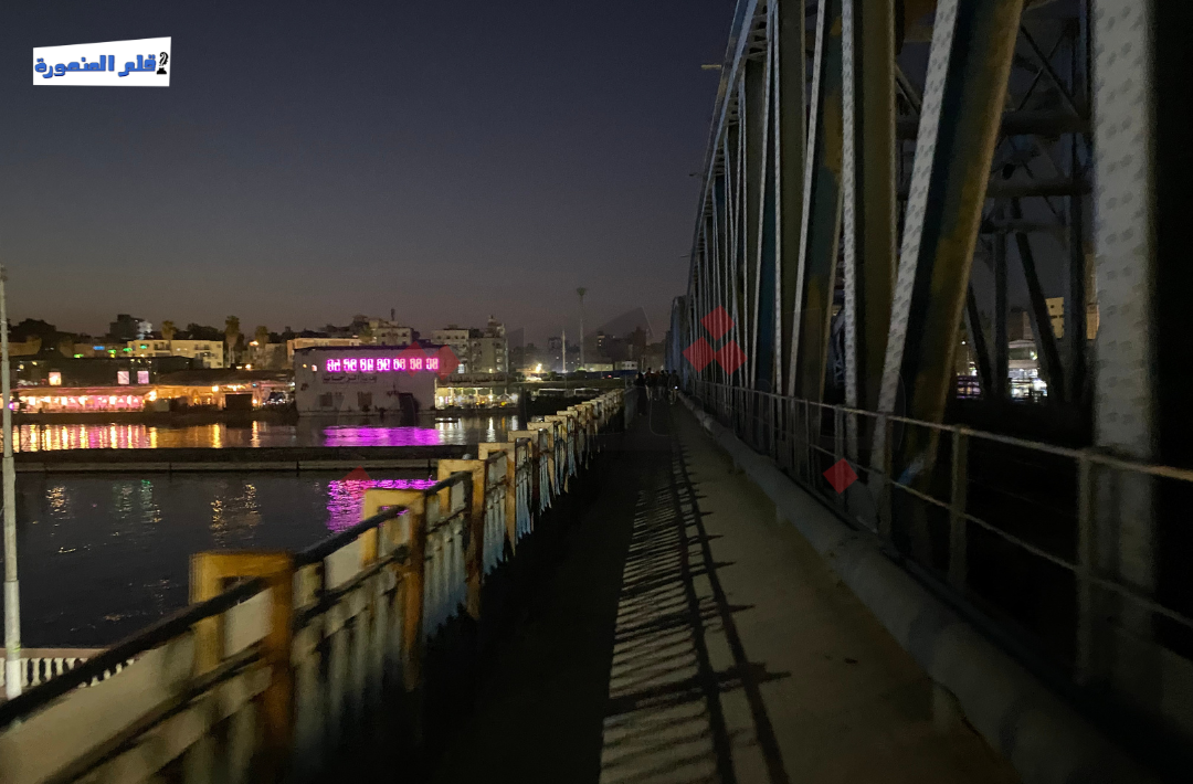 الكوبري الأزرق بالدقهلية