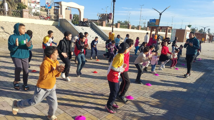 "لياقة المصريين" كل جمعة على كورنيش سوهاج