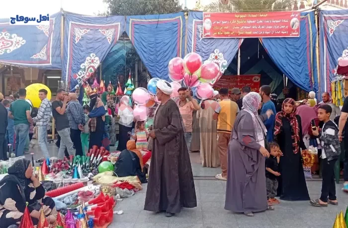 أجواء الليلة الختامية لمولد العارف بالله في سوهاج (ألبوم صور)