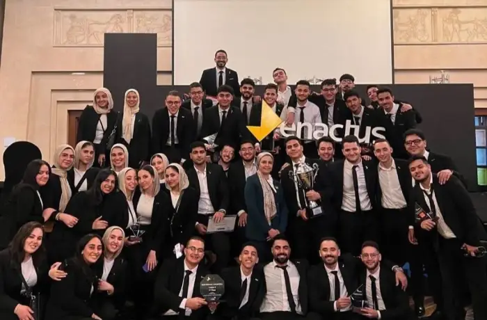 المخلفات تقودهم للعالمية.. "أثر" طلاب المنصورة يمثل مصر في البرازيل