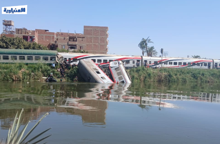 العثور على جثمان ثالث على بعد 25 كيلومتر من حادث قطار المنيا 