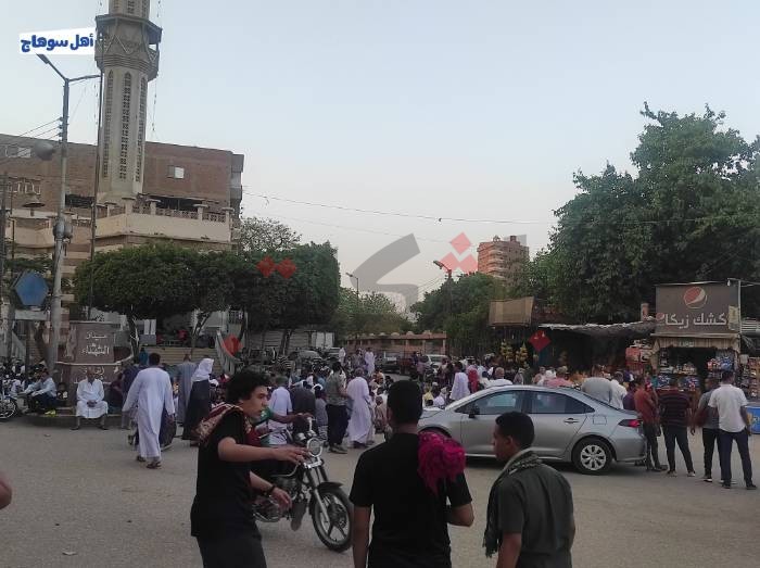 صلاة العيد من مسجد بلال بن رباح بسوهاج