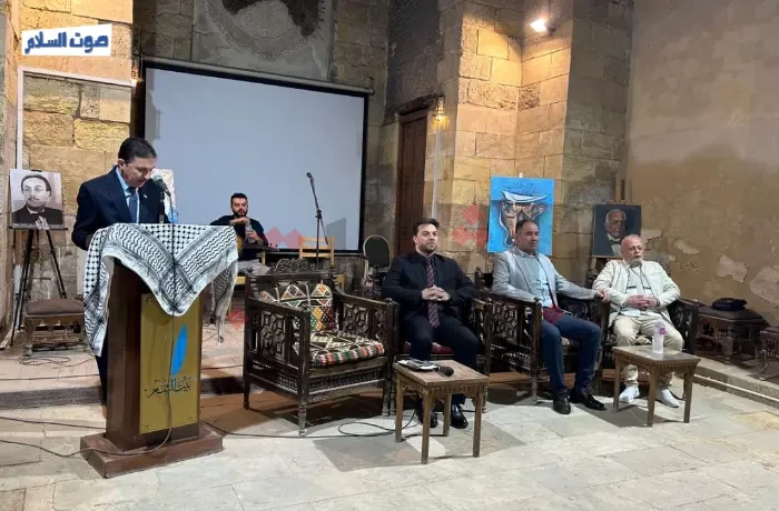 "من فلسطين.. هنا القاهرة" أمسية ومعرض تشكيلي في بيت الشعر