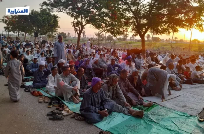 بهجة وفرحة في صلاة عيد الأضحى بمحافظة المنيا (ألبوم صور)