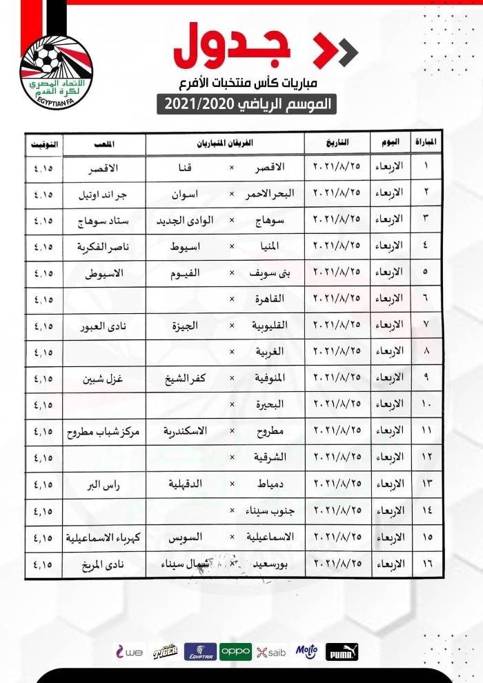 غدًا.. الدقهلية تواجه دمياط في كرة القدم