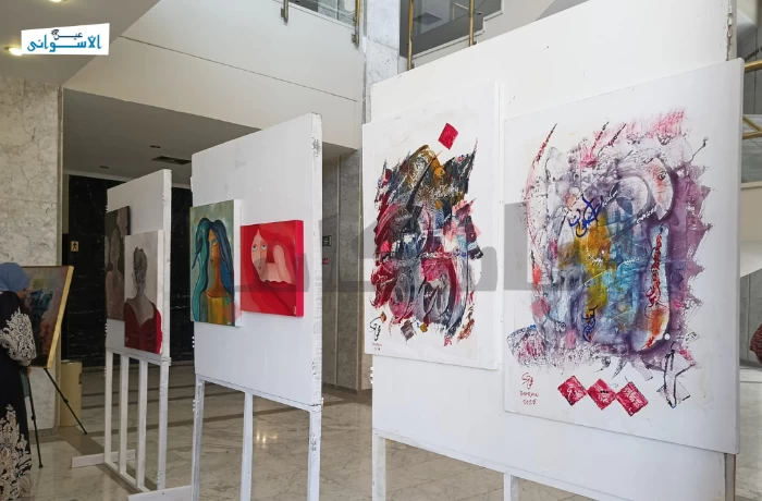 سمبوزيوم "المرأة والحياة" يعرض أعمال فنانين عرب بأسوان