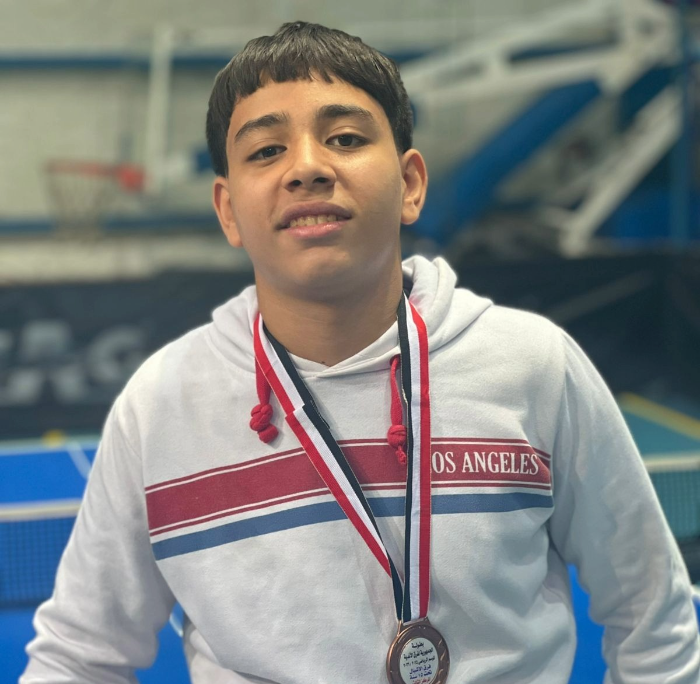 بعد فوزه ببرونزية تنس الطاولة.. عمر علي: "البطولة طموحي"