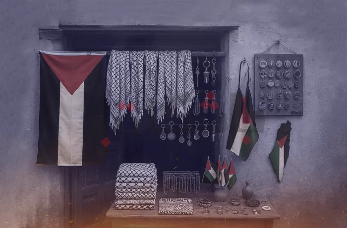 ما بننسى| رغم الخسارة.. بائعو حنظلة والكوفية: "هكذا ندعم القضية الفلسطينية"