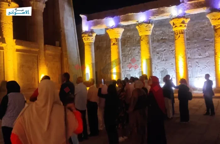 بحضور 70 مشارك.. معبد إدفو يجمع الثقافة والتراث في "إشراقة الحضارة"