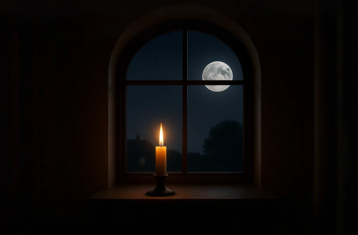 بيت مُضاء بالعُـزلة