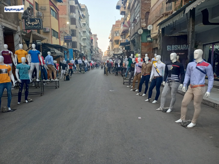 تطوير شارعي الحميدي والتجاري ببورسعيد لإنعاش حركة التجارة